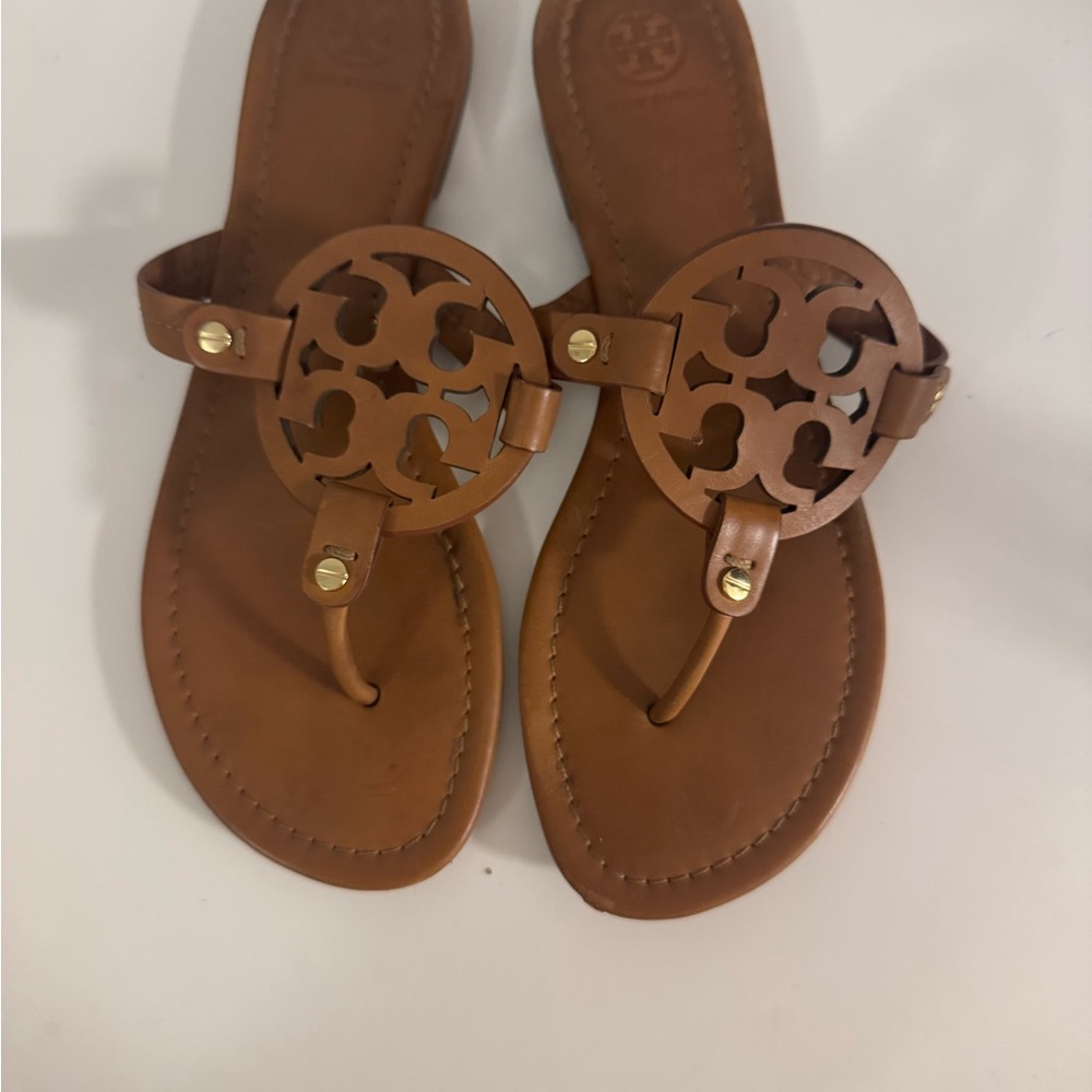 Tory Burch Miller Brown Vintage Vachetta sz 9.5